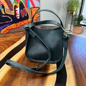 Madewell Sydney Leather Crossbody Bag - Green Teal
